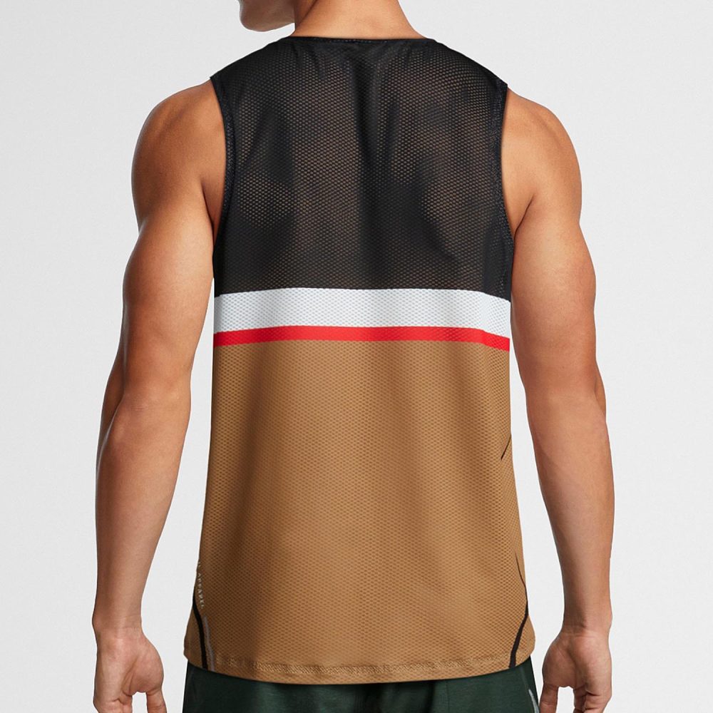 Functional jersey striped tank top - Image 2